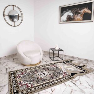 STRECTHED VINYL RUG